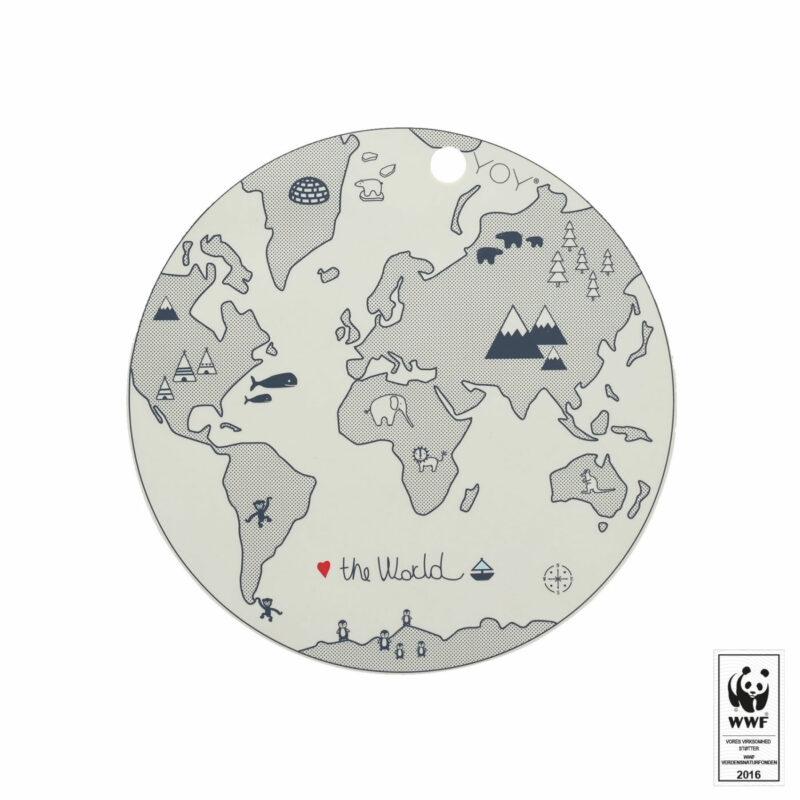 Oyoy Placemat World WWF Welt tischset untersetzer