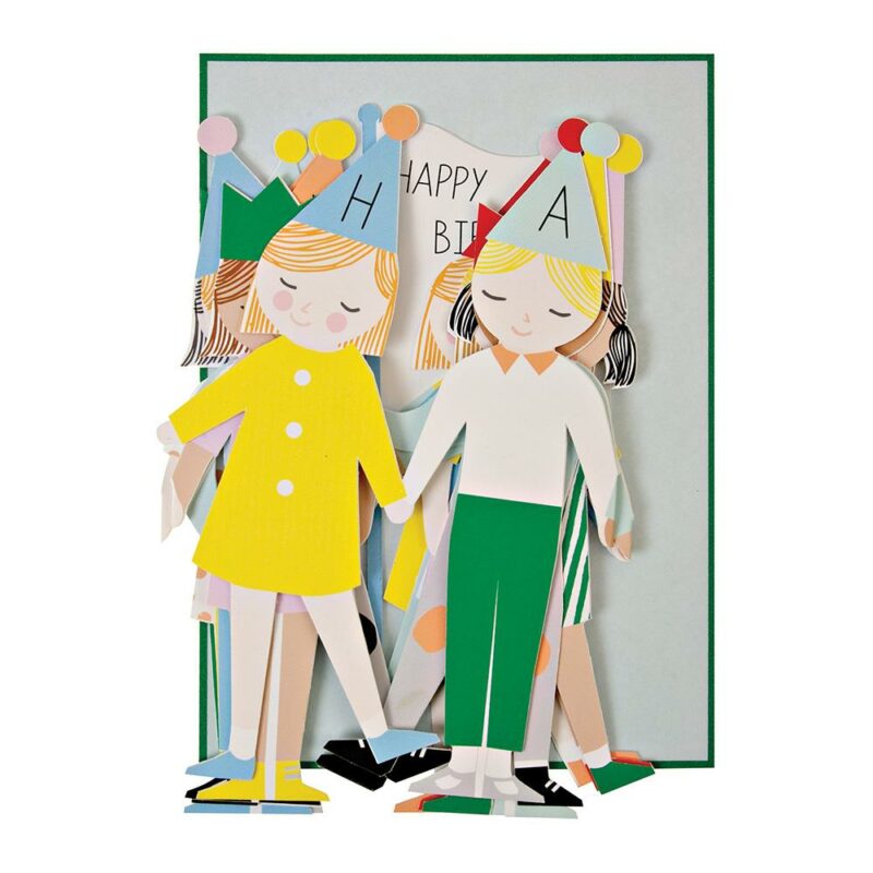 Concertina Children Birthday Card