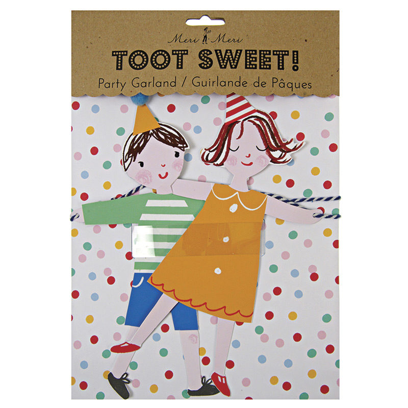 Girlande mit Kinderfirguren "Toot Sweet"