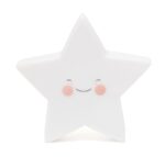 Petit Monkey Nachtlicht Stern weiss