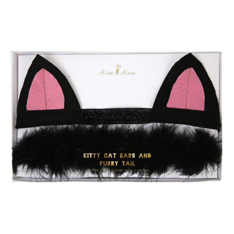 Cat Ears & Tail Dress-Up Kit