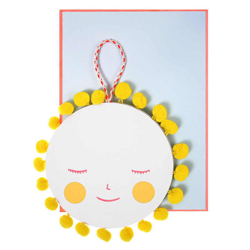 Glückwunschkarte zur Geburt "Sonne"