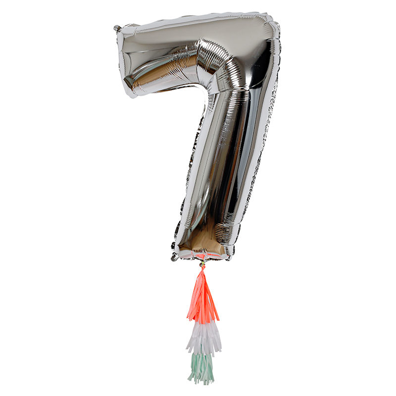 Luftballon - Fancy Number Ballon "7"