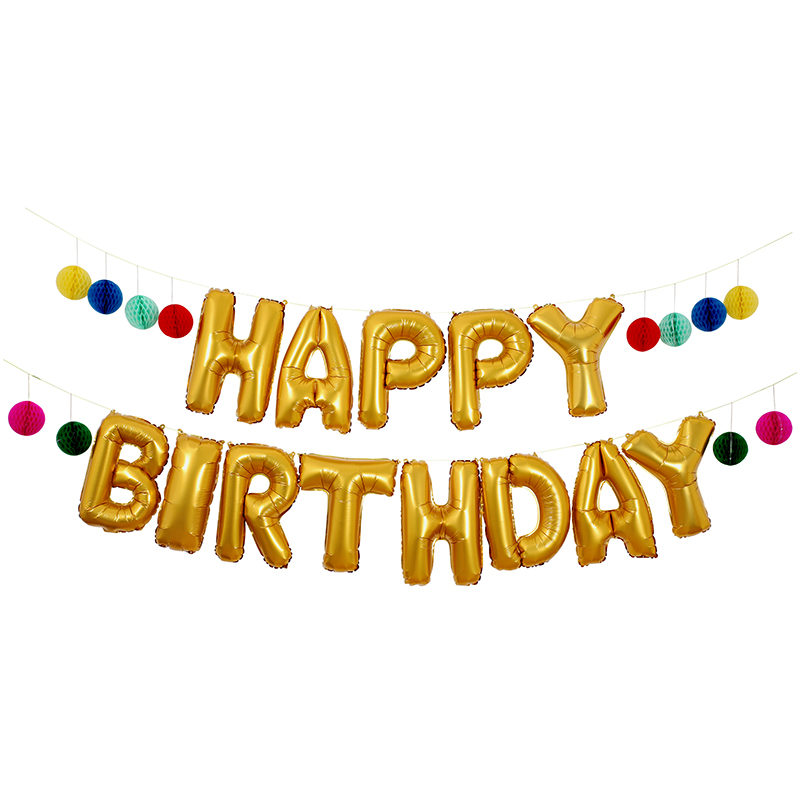 Ballon-Girlande "HAPPY BIRTHDAY"