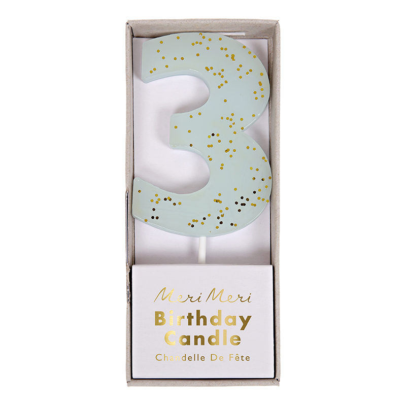 Geburtstagskerze - Birthday Candle "3"