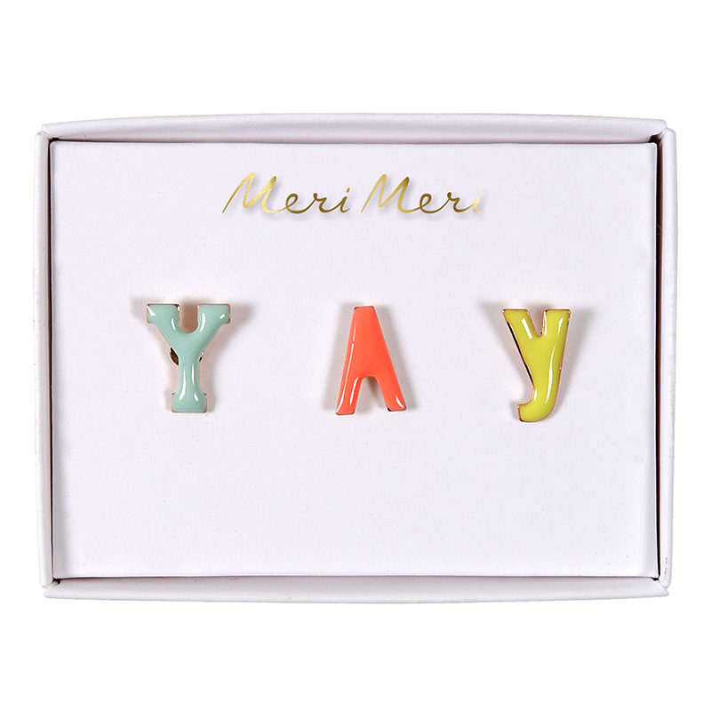 Pin-Set "Yay"