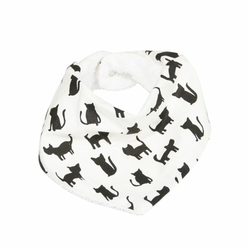 trixie baby bandana bib cats