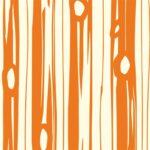 Birch Fabrics - Bear Camp - Bear Bois Orange Birch Fabrics - Bear Camp - Bear Bois Orange