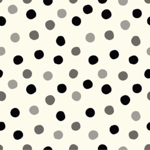 Birch Fabrics - Mods Basic 3 - Pop Dots Greyscale