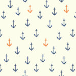 Birch Fabrics - Saltwater - Anchors aweigh Birch Fabrics - Saltwater - Anchors aweigh