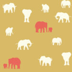 Birch Fabrics - Serengeti - The Herd Sun Birch Fabrics - Serengeti - The Herd Sun