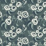 Birch Fabrics - Merryweather - Floral Slate
