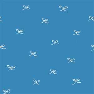 Birch Fabrics - Wonderland - Bows Blue