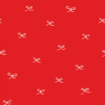 Birch Fabrics - Wonderland - Bows red Birch Fabrics - Wonderland - Bows red