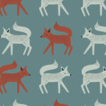 Art Gallery Fabrics - Capsules Campsite - Sneaky Little Foxes