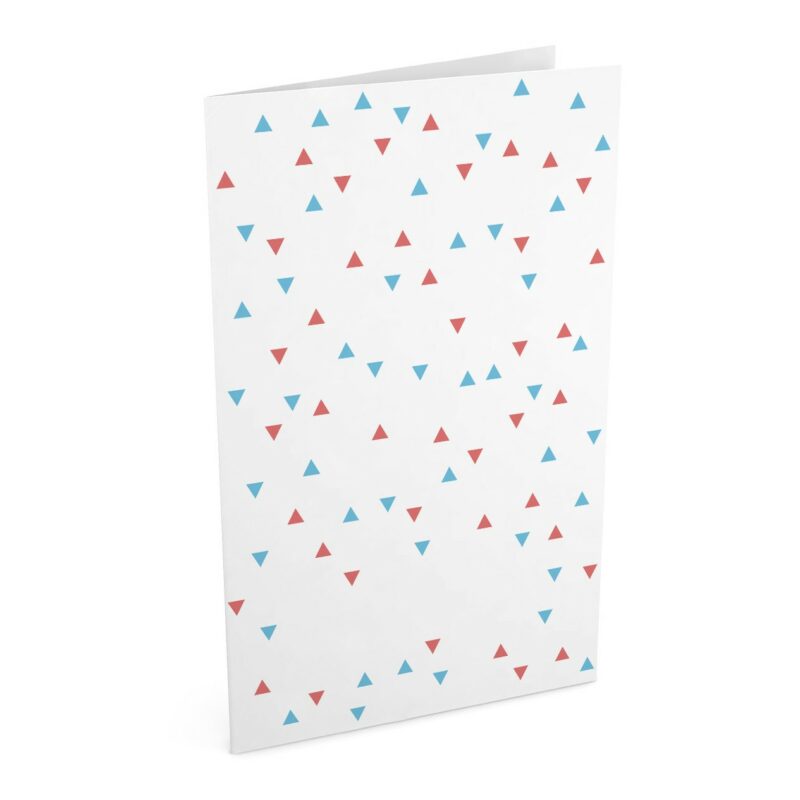 Klappkarte mit Umschlag "triangles"