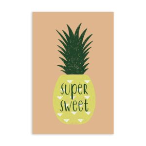 Klappkarte mit Umschlag "super sweet"