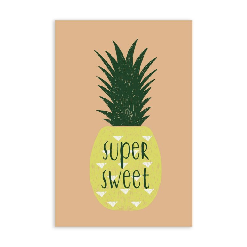 Klappkarte mit Umschlag "super sweet"