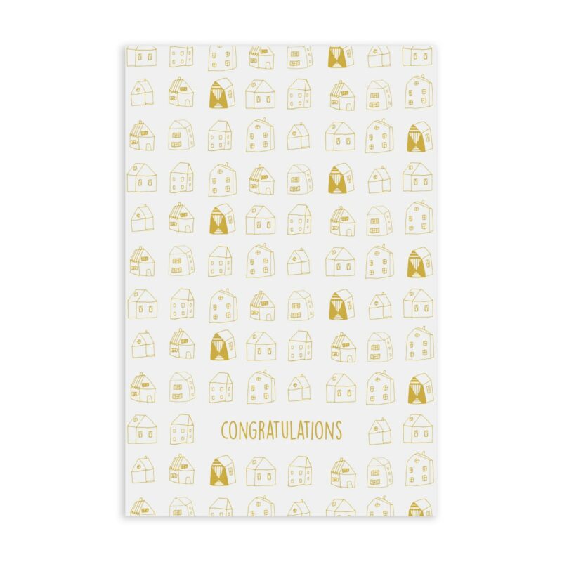 Klappkarte mit Umschlag "congratulations"