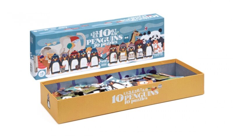Londji - Puzzle - 10 penguins