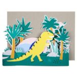 Meri Meri - Concertina Card Dinosaurier