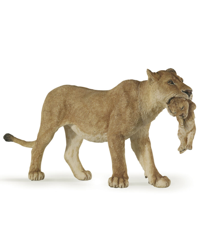Spielfigur "Löwin mit Jungtier"