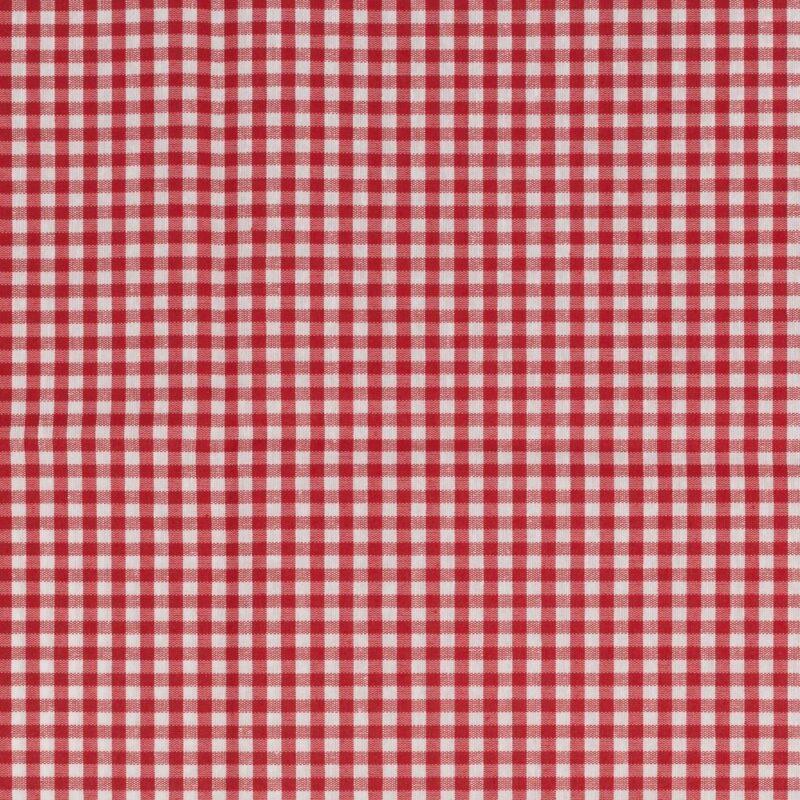 Beschichtete Baumwolle  rot kariert
