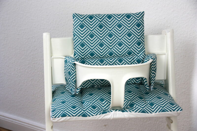 Beschichtetes   Tripp Trapp Set "Blaue Dreiecke" – Bild 3