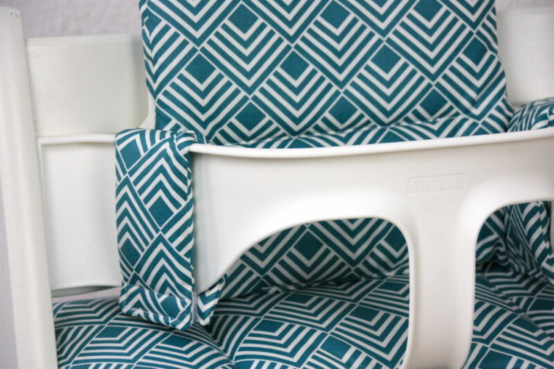 Beschichtetes   Tripp Trapp Set "Blaue Dreiecke" – Bild 2