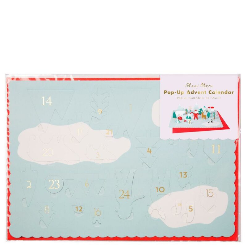 Pop-Up Santa Scene Advent Calendar