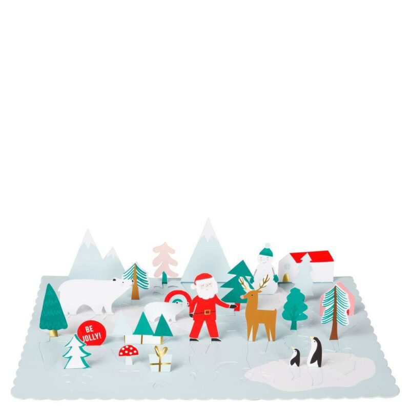 Pop-Up Santa Scene Advent Calendar