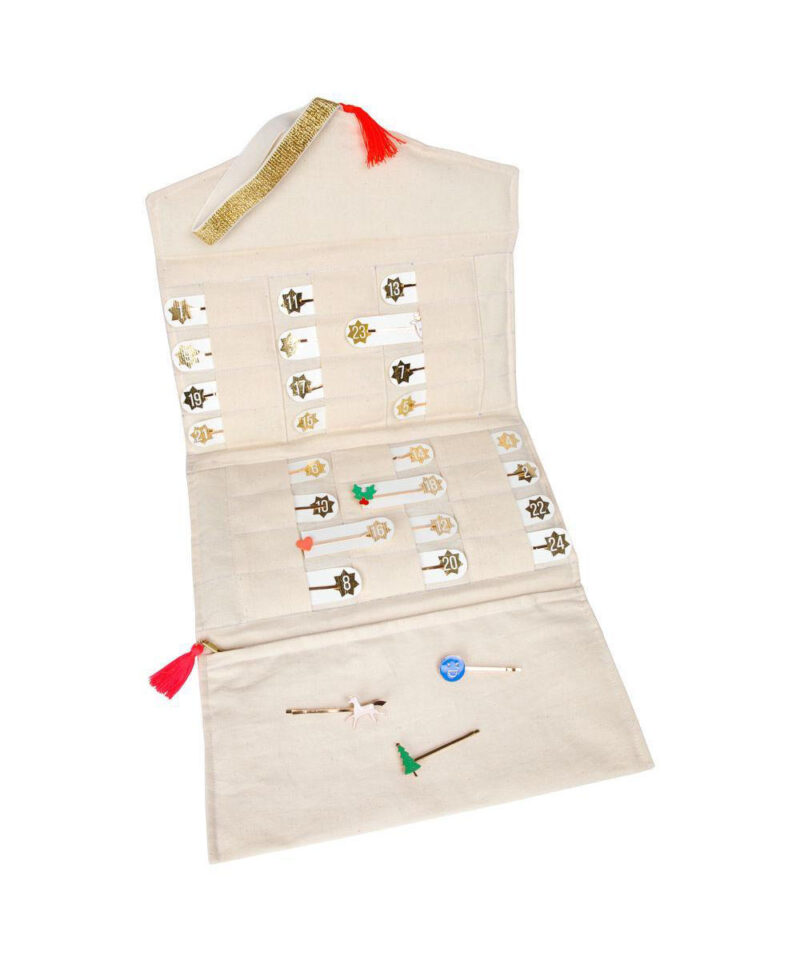 Adventskalender "24 Haarspangen"