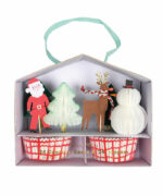 Meri Meri Santa and Reindeer Cupcake Kit Meri Meri Santa and Reindeer Cupcake Kit