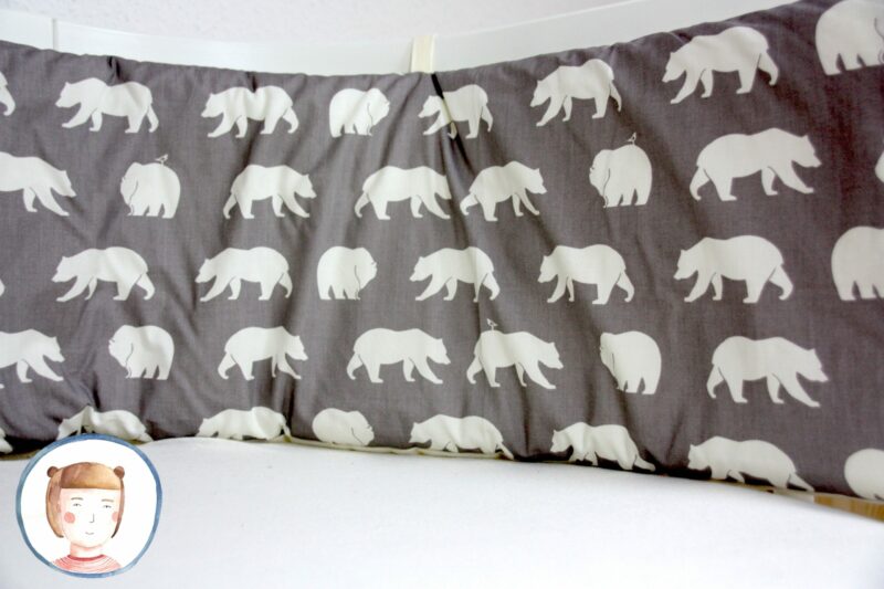 Nestchen "Bear hike" aus Biobaumwolle Babybay Babybett Nestchen LottiKlein