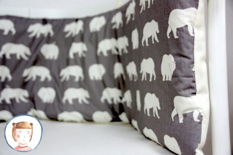 Nestchen "Bear hike" aus Biobaumwolle Babybay Babybett Nestchen LottiKlein