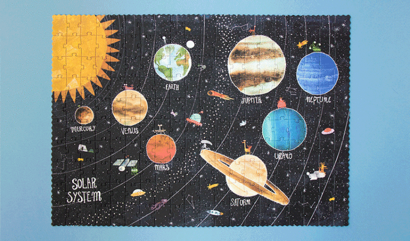 DISCOVER THE PLANETS PUZZLE