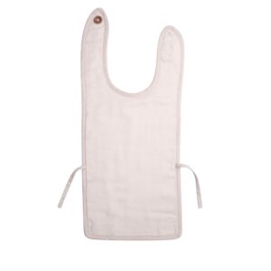 MUSLIN FEEDING BIB - MAUVE