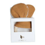 ANIMAL TEETHER- BEAR- OCHRE