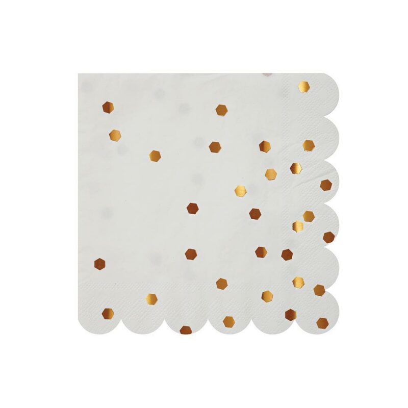 Meri Meri - Rose Gold Small Napkins