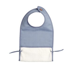 Fabelab - Muslin Feeding Bib (marina blue)