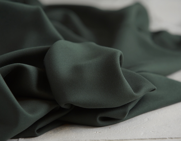 Meet Milk - Tencel Sanded Twill - Deep Green