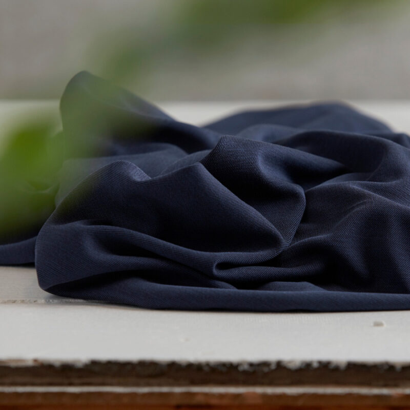 Modal Double Knit Jersey - Navy – Bild 2