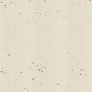 Cotton&Steel - Basics - Freckles Twinkle Unbleached Metallic