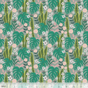 Blend Fabrics - Junglemania - Sansevieria Turquoise