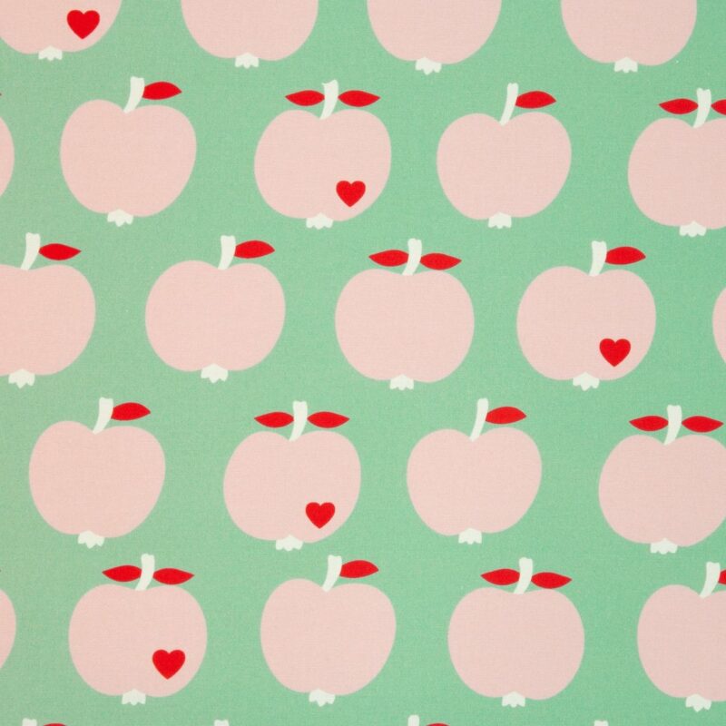 byGraziela - Wasserabweisender Canvas Äpfel (mint)