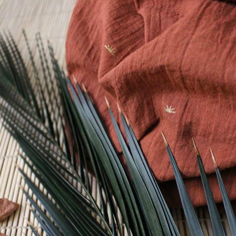 Sunset Chestnut Fabric – Bild 2
