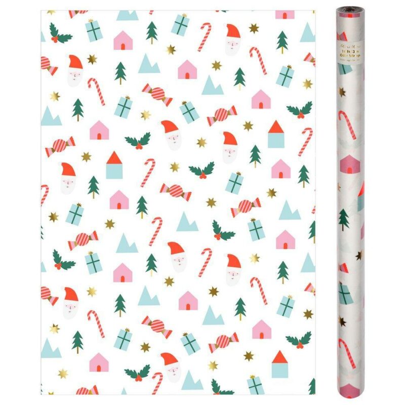 Festive Icons Gift Wrap Roll