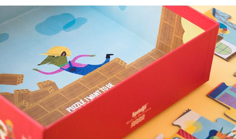 Puzzle "I Want To Be Builder" – Bild 5