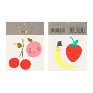 Meri Meri - Happy Fruit Tattoos
