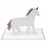 Meri Meri - Unicorn Glitter Stand-Up Card